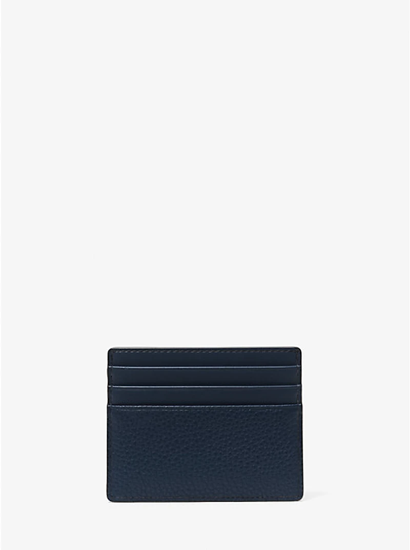 Cooper Pebbled Leather Tall Card Case