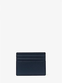 Cooper Pebbled Leather Tall Card Case