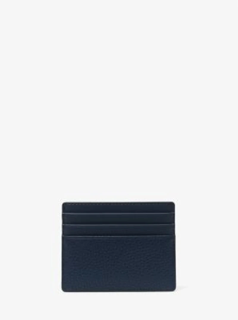 Cooper Pebbled Leather Tall Card Case