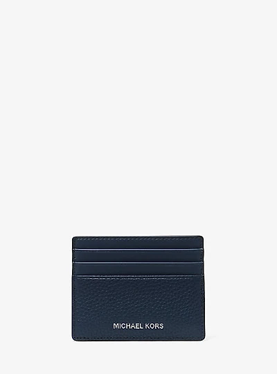 Cooper Pebbled Leather Tall Card Case