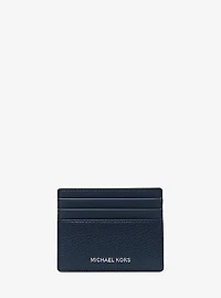 Cooper Pebbled Leather Tall Card Case