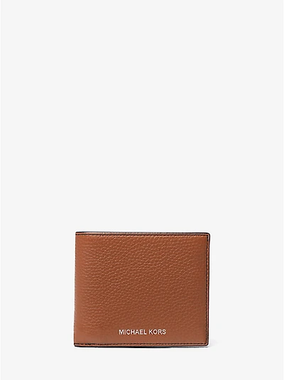 Cooper Pebbled Leather Billfold Wallet