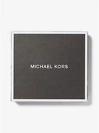 Signature Logo Card Case and Belt Gift Set