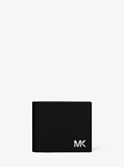 Cooper Saffiano Leather Billfold Wallet With Passcase