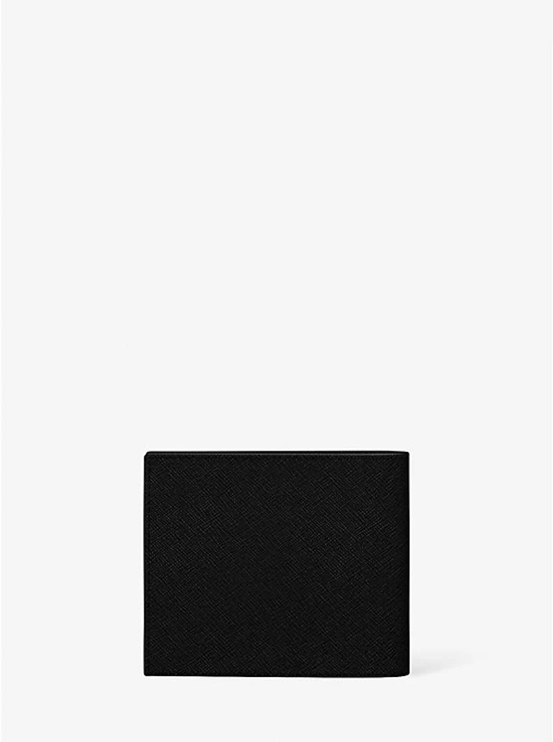 Cooper Saffiano Leather Billfold Wallet With Passcase