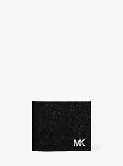 Cooper Saffiano Leather Billfold Wallet With Passcase