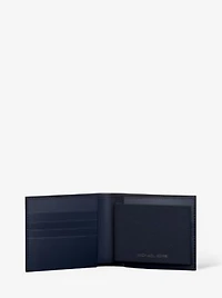 Cooper Saffiano Leather Billfold Wallet With Passcase