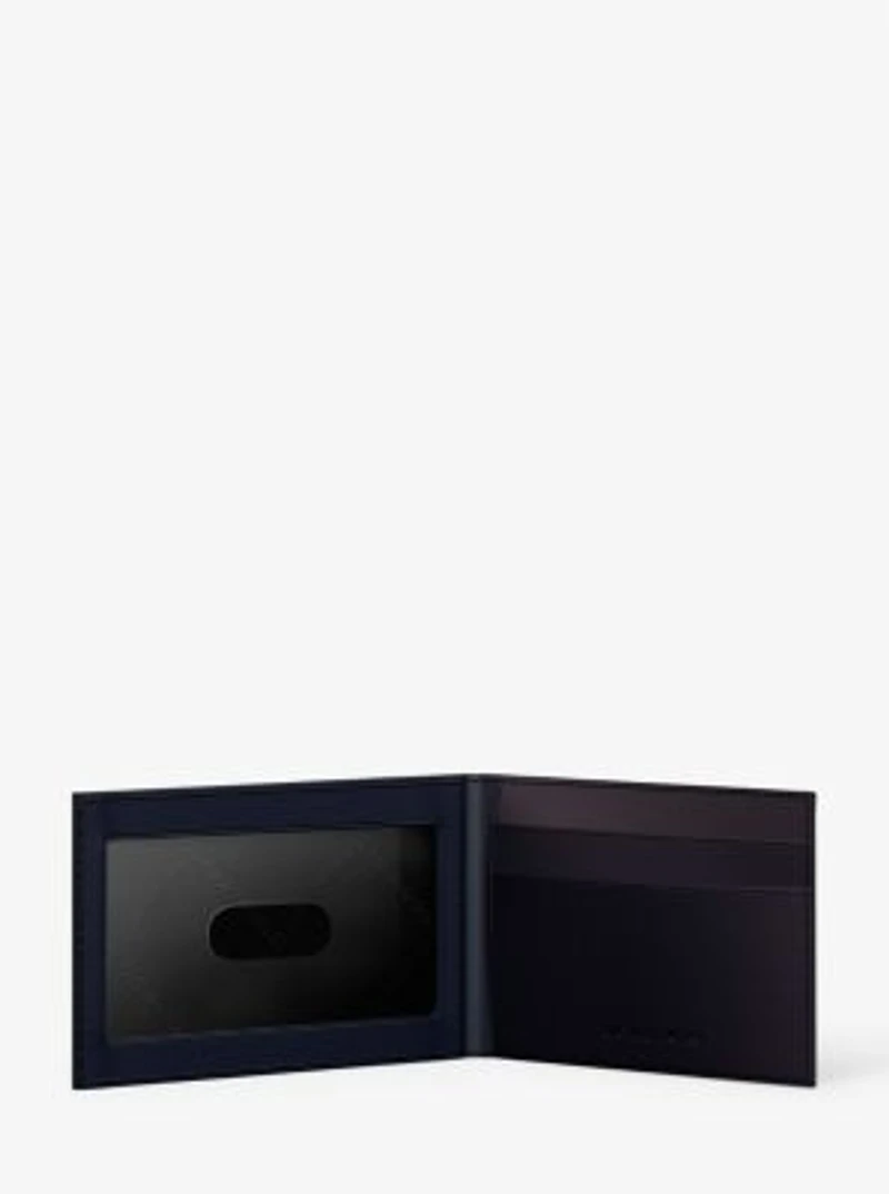 Cooper Saffiano Leather Billfold Wallet With Passcase