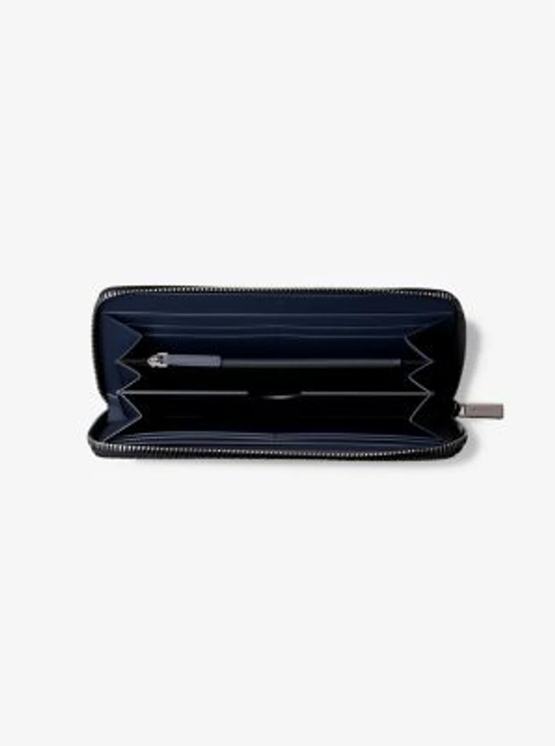 Cooper Saffiano Leather Zip-Around Wallet