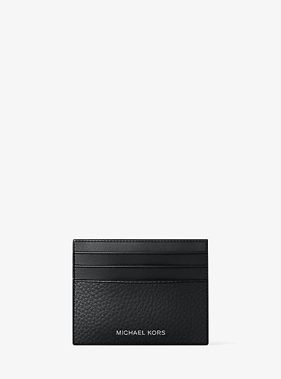Cooper Pebbled Leather Card Case