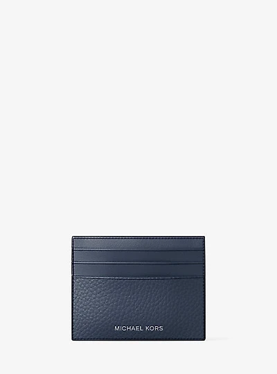 Cooper Pebbled Leather Card Case