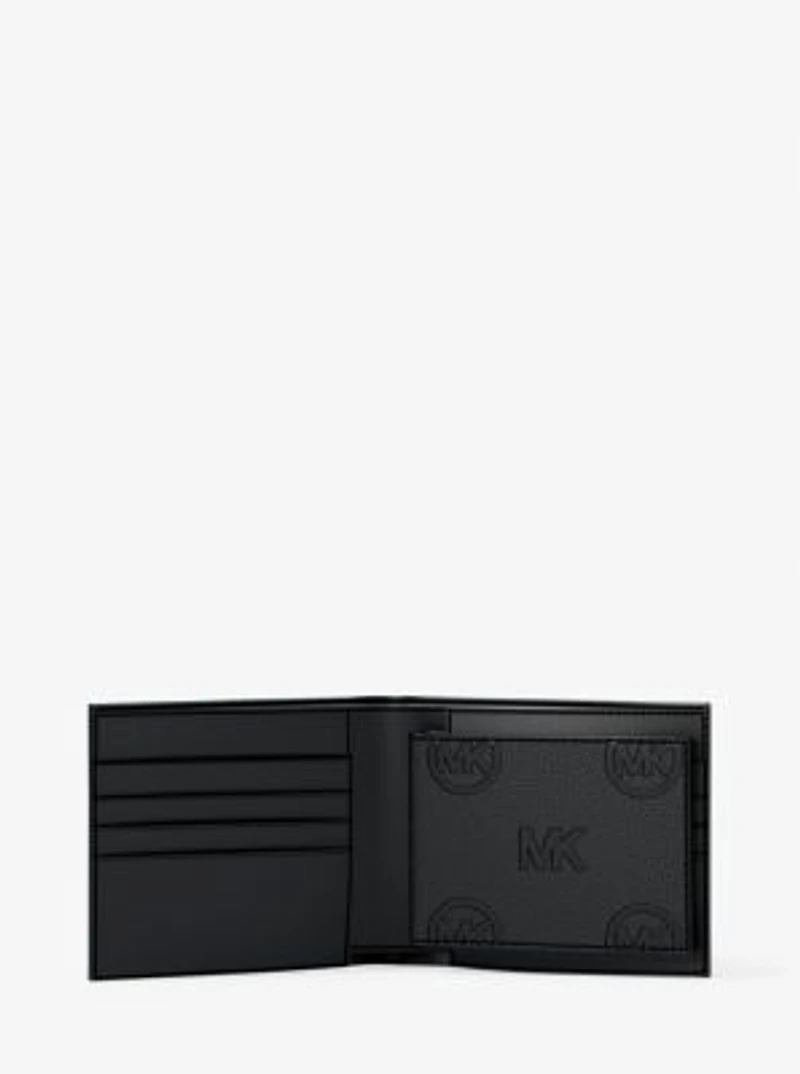 Cooper Logo Debossed Billfold Wallet With Passcase