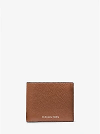 Cooper Pebbled Leather Billfold Wallet With Coin Pouch