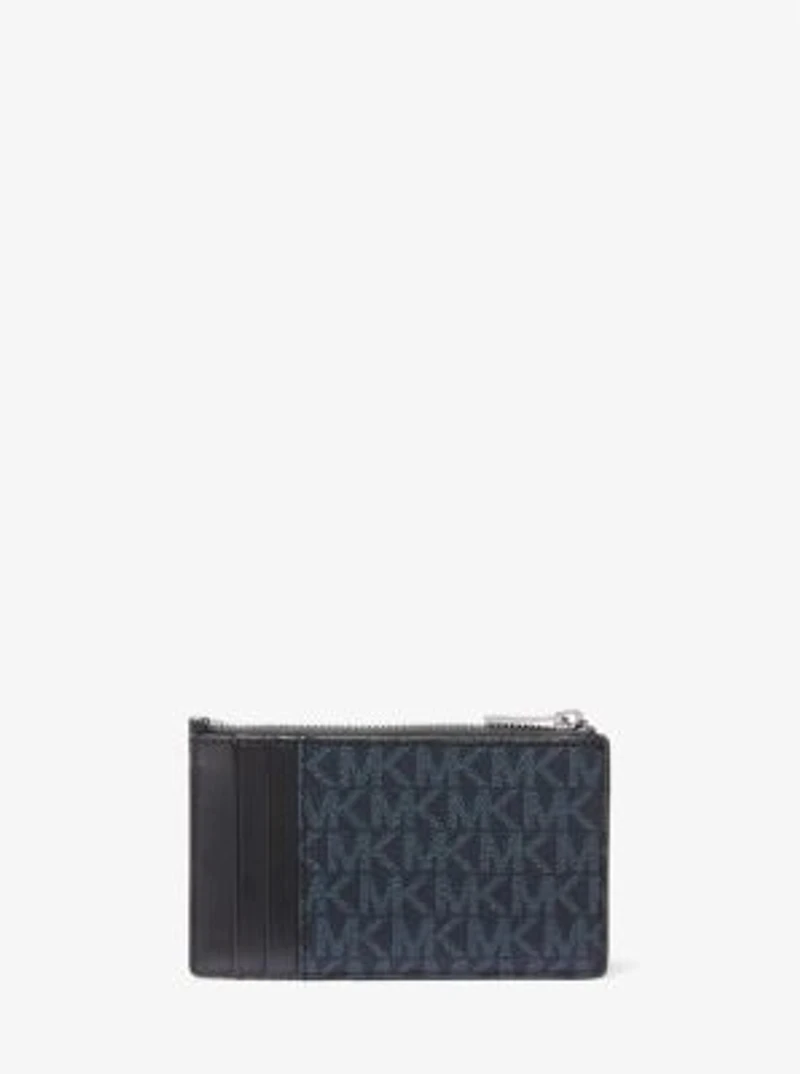 Cooper Slim Signature Logo Zip Wallet