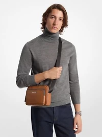 Cooper Pebbled Leather Utility Crossbody Bag