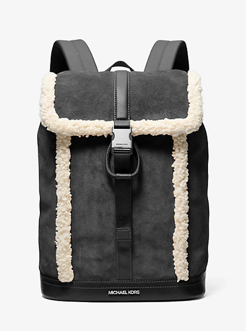 Cooper Suede and Sherpa Backpack