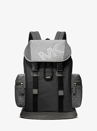 Cooper Signature Logo and Nylon Backpack