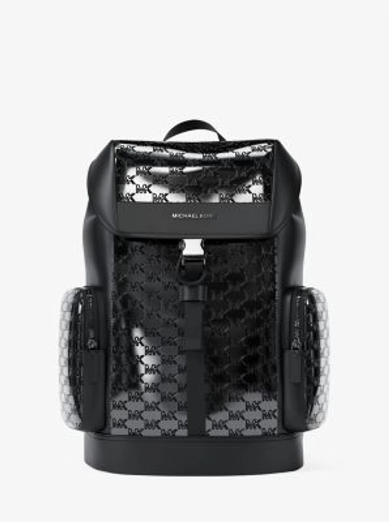 Cooper Medium Metallic Logo Debossed Backpack