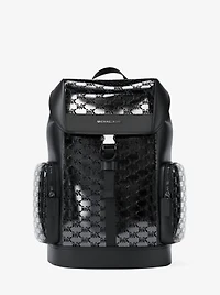 Cooper Medium Metallic Logo Debossed Backpack