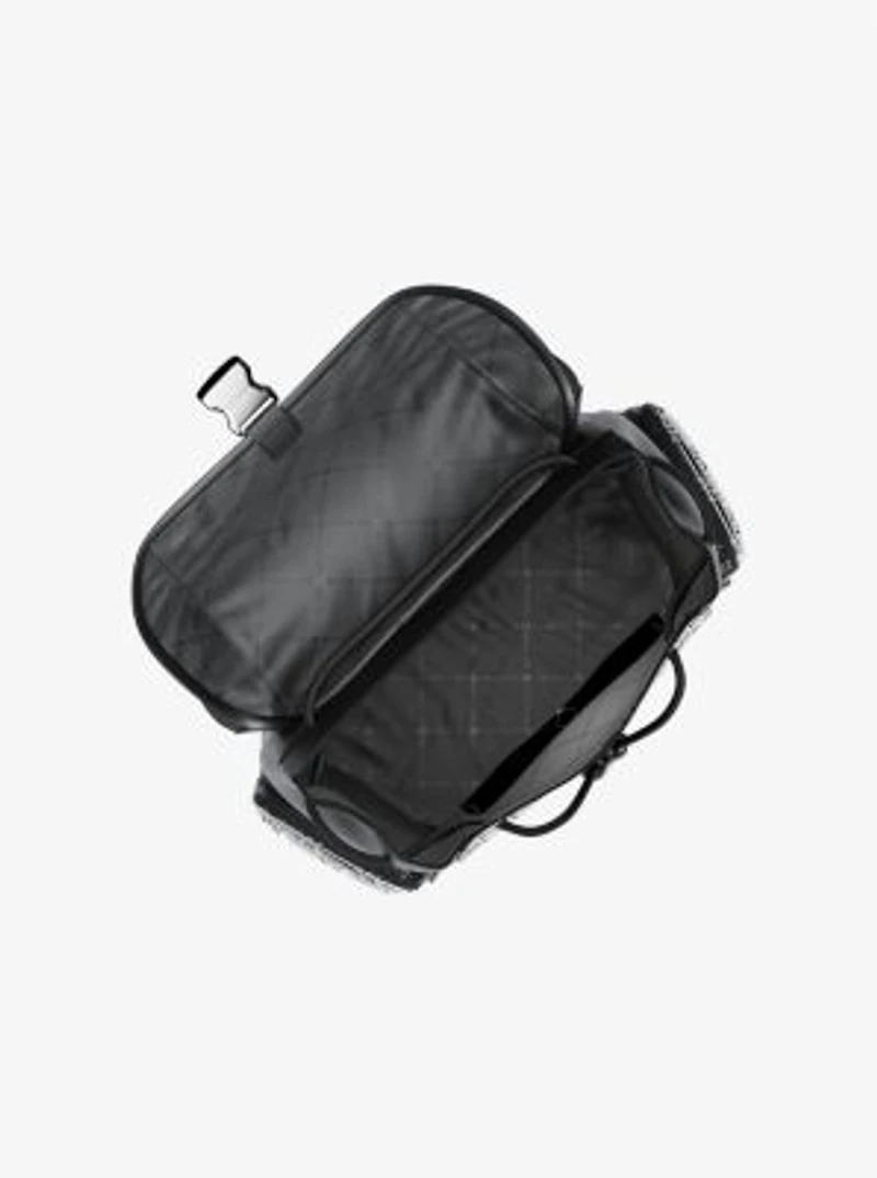 Cooper Medium Metallic Logo Debossed Backpack