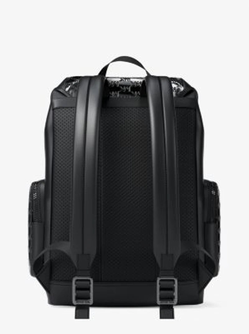 Cooper Medium Metallic Logo Debossed Backpack