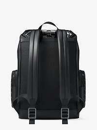 Cooper Medium Metallic Logo Debossed Backpack