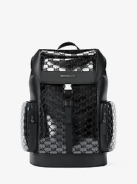 Cooper Medium Metallic Logo Debossed Backpack