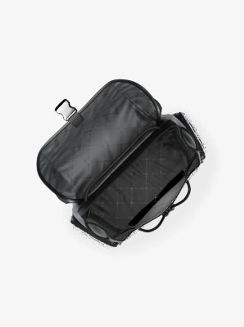 Cooper Medium Metallic Logo Debossed Backpack