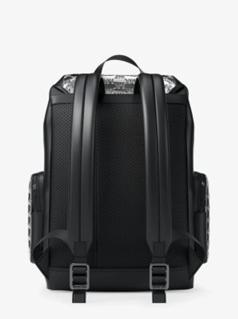 Cooper Medium Metallic Logo Debossed Backpack