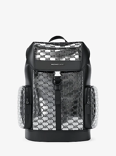 Cooper Medium Metallic Logo Debossed Backpack