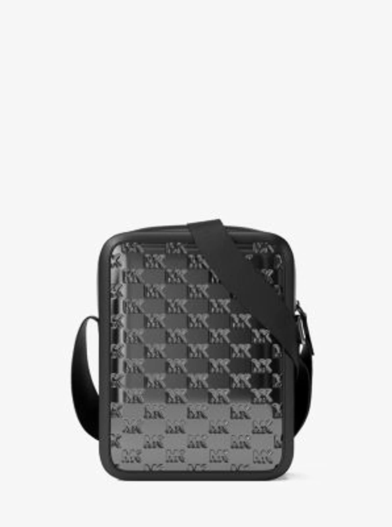 Cooper Metallic Logo Debossed Flight Bag