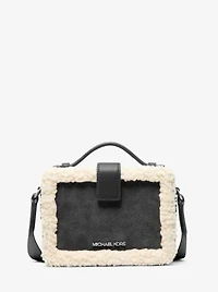 Cooper Suede and Sherpa Crossbody Bag