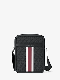 Cooper Striped Signature Logo Flight Bag