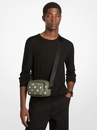 Cooper Small Printed Signature Logo Camera Crossbody Bag With Pouch