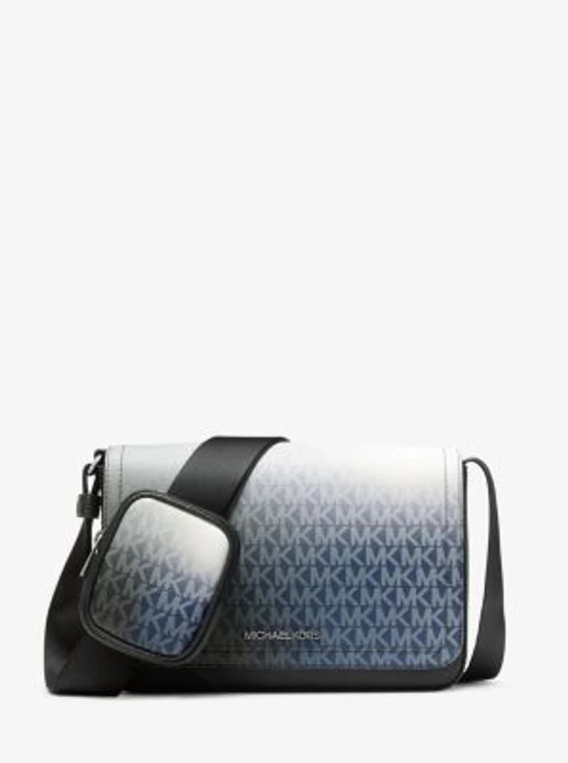 Cooper Small Ombré Signature Logo Crossbody Bag With Pouch