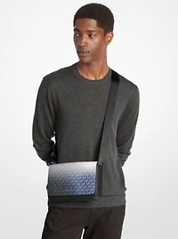 Cooper Small Ombré Signature Logo Crossbody Bag With Pouch