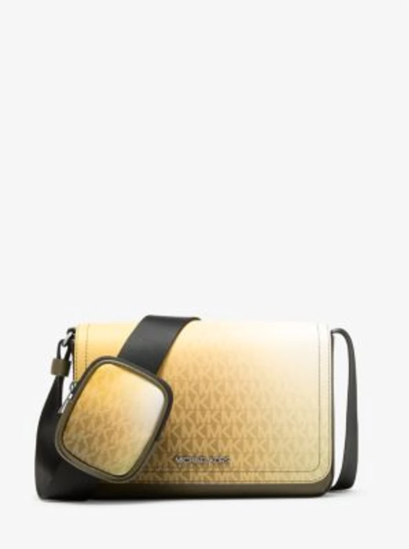 Cooper Small Ombré Signature Logo Crossbody Bag With Pouch