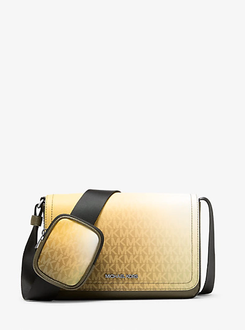 Cooper Small Ombré Signature Logo Crossbody Bag With Pouch