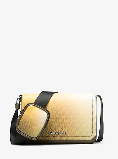 Cooper Small Ombré Signature Logo Crossbody Bag With Pouch