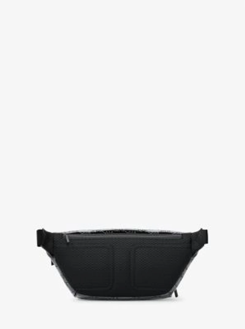 Cooper Medium Metallic Logo Debossed Utility Sling Pack