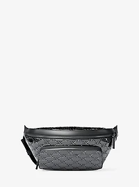 Cooper Medium Metallic Logo Debossed Utility Sling Pack