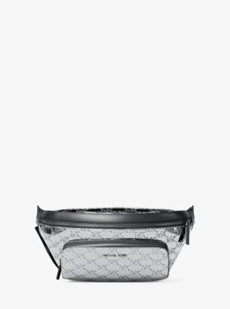 Cooper Medium Metallic Logo Debossed Utility Sling Pack