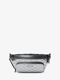 Cooper Medium Metallic Logo Debossed Utility Sling Pack