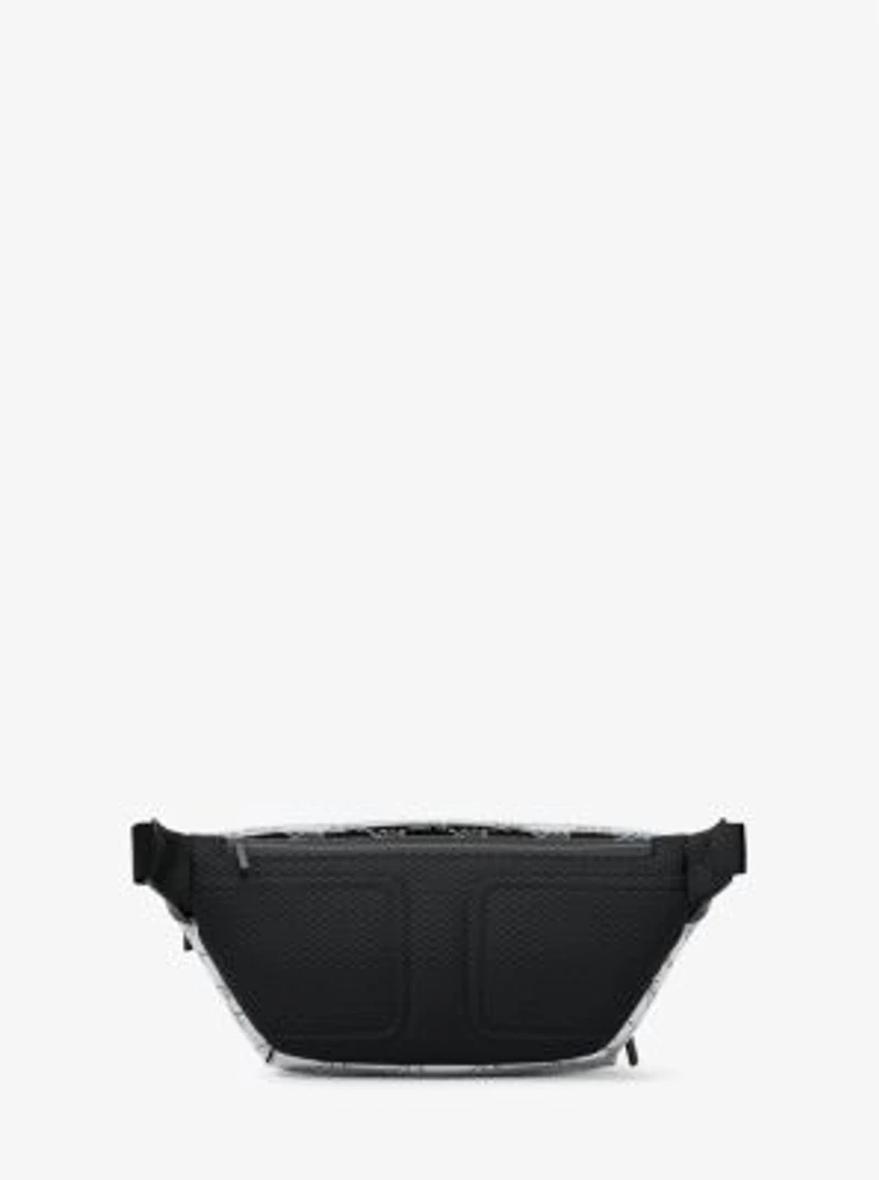 Cooper Medium Metallic Logo Debossed Utility Sling Pack