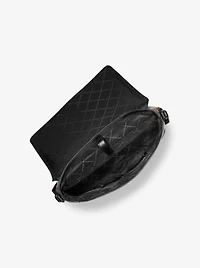 Cyrus Medium Snake Embossed Messenger Bag