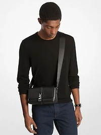 Cyrus Small Pebbled Leather Crossbody Bag