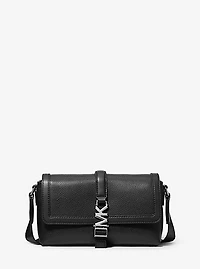Cyrus Small Pebbled Leather Crossbody Bag