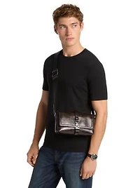 Cyrus Small Distressed Crossbody Bag