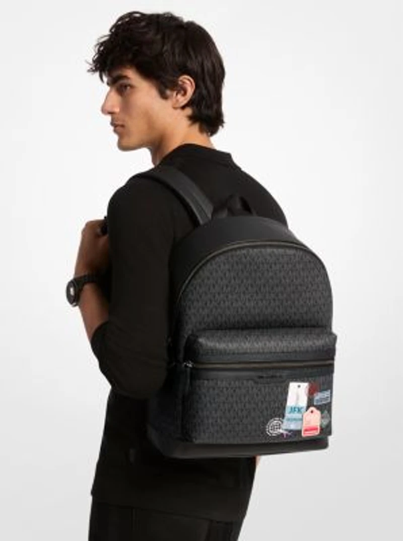 Embellished Medium Cooper Signature Logo Backpack
