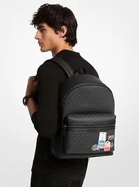 Embellished Medium Cooper Signature Logo Backpack